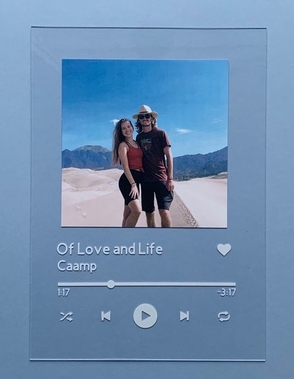 Song Plate - Of Love and Live by Caamp